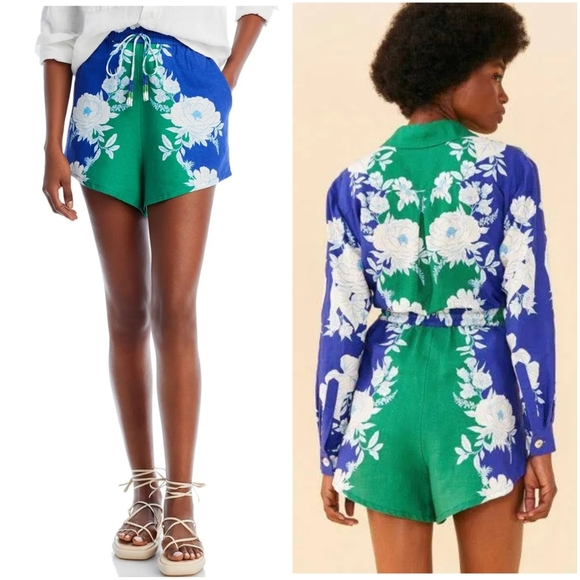 FARM Rio | Shorts | Nwt Farm Rio Soft Garden Shorts Medium | Poshmark